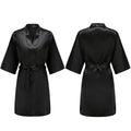 Women's Pure Short Silky Robes Bridesmaid Bride Party | SAMAG