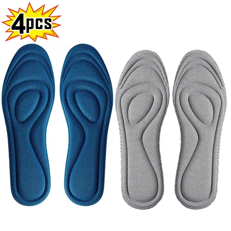 Memory Foam Orthopedic Insoles for Shoes Antibacterial Deodorization Sweat Absorption Insert Sport Shoes Running Pads