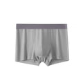 Men Boxers Thin Breathable Soft Ice Silk Seamless Daily Wear Anti-septic High Elasticity Male Underpants Men Underwear