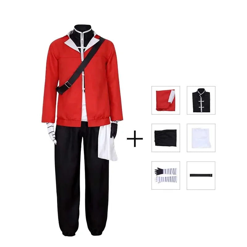 Stark Cosplay Costume Frieren Beyond Journey's End Cosplay Anime Stark Cosplay Frieren Wig Uniform Halloween Costumes for Men