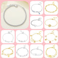 Original 925 Sterling Silver Zirconia Tennis Chain Bracelet for Women Adjustable Gold Color Hot Sale Ideal Birthday Party Gifts