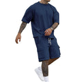 New Summer Style Fashion T-shirt and Utility Shorts Solid | SAMAG