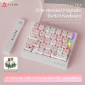 AJAZZ AK029 Wired One-Handed Gaming Keyboard HE Magnetic Switch 29 Key RGB 8000Hz Mini Mechanical Keyboard for E-sports PC Gamer