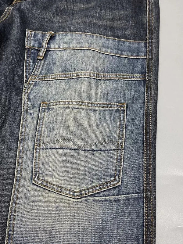 Spring/Autumn Fashion Trendy American Retro Straight Leg | SAMAG