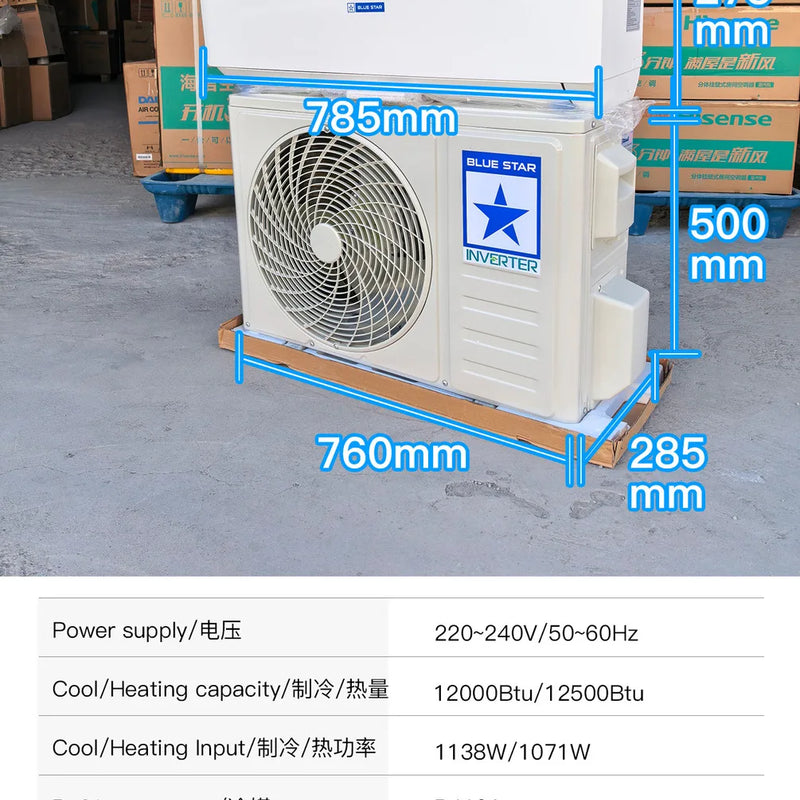 Wall-mounted air conditioner 12000BTU 1.5HP 220V/50H
z heating and cooling inverter