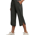 Women Casual Cropped Capris Cargo Pants, Outdoor Lightweight Capris Yoga Flared Pants, Breathable Quality Sweatpants