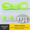 Spring Lock Shoelaces No Tie Shoe Laces Sneakers Round Elastic Shoelace Kid Adult Quick Without Ties Shoestrings Rubber Bands