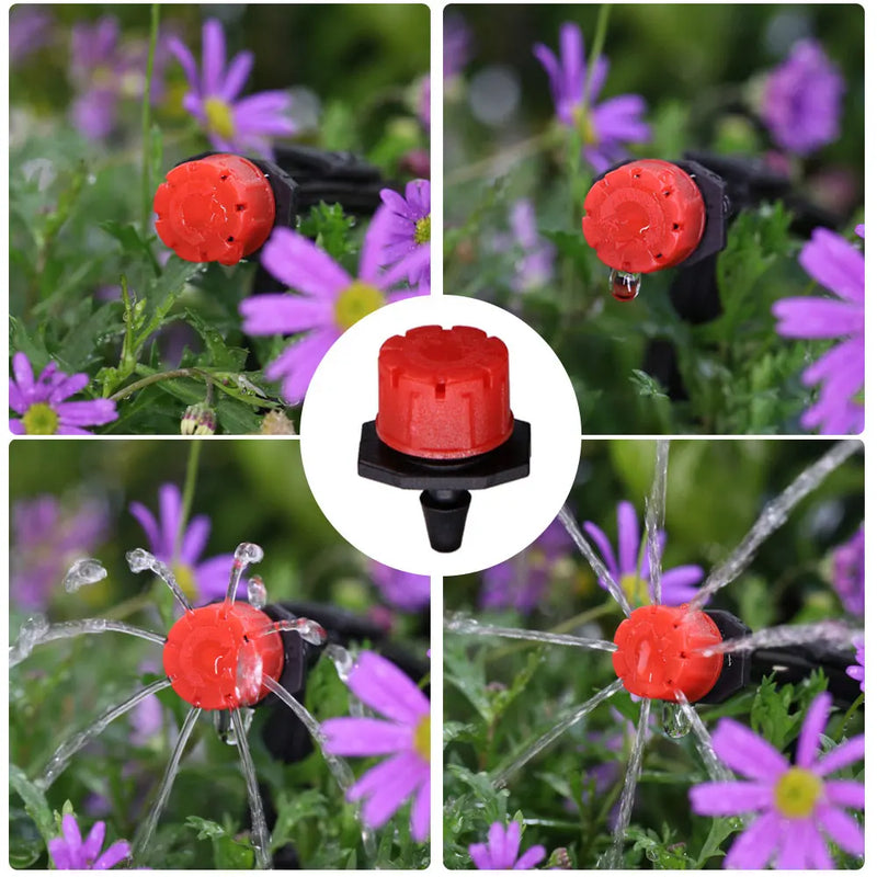 45/60/80/100W Self-Priming Pressurize Water Pump Drip Watering System Garden Greenhouse Automatic Misting Cooling Irrigation Kit