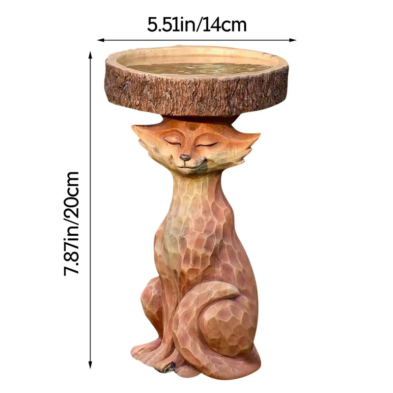 Garden Decoration Outdoor Birds Birdbath Polyresin Antique Garden Bird Decor water Fountain Yard Bath Garden Home For Resin