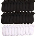 5/10 /20/30 Pairs Unisex Casual Plain Color Boat Socks | SAMAG