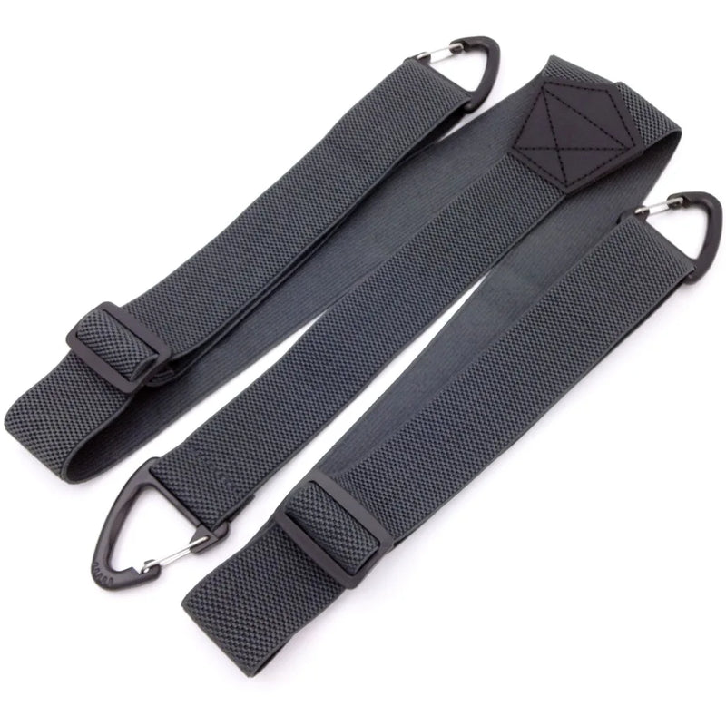 Non Slip Garter Belt Elastic Suspenders with 3 Clips 4cm Wide Adjustable Plastic Triangle Buckle Unisex Sport