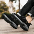 Sports Shoes for Men Fashionable and Sporty The Best Lightweight Walking Shoes Black Comfortable Flat Shoes for Lazy People 46