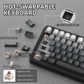 ATTACK SHARK X85Pro 75% Mechanical Keyboard with Screen & Knob Hot Swappable Wireless 2.4GHz/Bluetooth/Wired RGB Gasket Mount QM