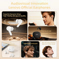 Lenovo LE257 Wireless Bluetooth 6.0 Earphones HiFi Sound ENC Call Noise Reduction TWS Headphones Gaming Sports Headset with Mic