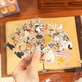 Stickers Book Cat Decorative Decal Kitty Seal for DIY Diary Planner Scrapbook Album School Supplies Stationery