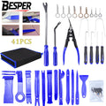 Car Trim Removal Tool 41/11/5Pcs Trim Puller Tool Kit Pry Tools Set for Trim Clip Pliers Fastener Plastic Rivets Removal Kit