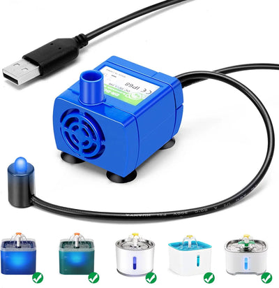 Water Pump LED Light Pet Cat Fountain Motor Replacement | SAMAG