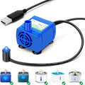 Water Pump LED Light Pet Cat Water Fountain Motor Replacement for Cat Flowers Drinking Bowl Dispenser Pet Accessories