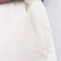Guobioziy Women's Cropped Pants 2026 Summer New White Wide-Leg Loose Cropped Pants with Belt Casual Fashion Versatile