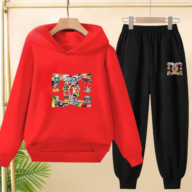 Children's hoodie 3-12 years girls pink boy black | SAMAG