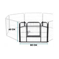for Metal Wire Puppy Pen Dog Crate Kennel House for Exercise Training Foldable Playpen Top Quality