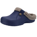 Smile Winter Fur Lined Clogs Women Fuzzy Slippers Men Warm House Slippers Adult Outdoor Waterproof Slippers Comfort Garden Clogs