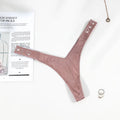 Sexy T-pants Letter PINK BLING Rhinestone Fashion Funhigh Waist Silk Fitness Traceless Women's Underwear Thong Panties G String