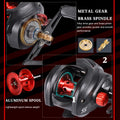 Sougayilang Baitcasting Fishing Rod and Reel Combo 5Section Fishing Rod and 7.2:1 Gear Ratio Reel Full Kit for Bass Carp Fishing