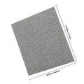 A4 3 Ring Binder Sturdy Fabric Covered File Folder for Organizing Papers Presentations Projects At Home Sheet Organizer
