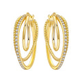 Orstarry S925 Sterling Silver 18k Gold Modern Square Earrings Hoop Earrings For Women Jewelry Original Trendy Anniversary Gifts