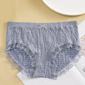 Charming lightweight lace underwear featuring a bowknot for women ideal for home relaxation and casual outings