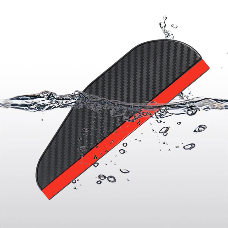 2pcs Car Rearview Mirror Rain Eyebrow Visor Carbon Fiber Side For Chery Tiggo 2 Dacia Spring Auto Acessories Chevrolet