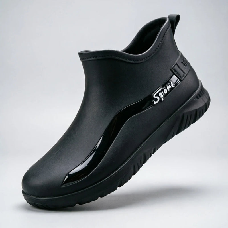 Men's fashionable anti-slip rain shoes