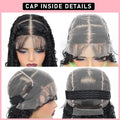 20Inch Synthetic Braiding Wigs Square Box Braided HD Full Lace Wigs for Black Women Braided Wig with Baby Hair