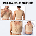 Slimming Body Shaper Vest Men Zipper Front Gynecomastia Chest Post Operative Sleeveless Compression Shapewear Top Faja