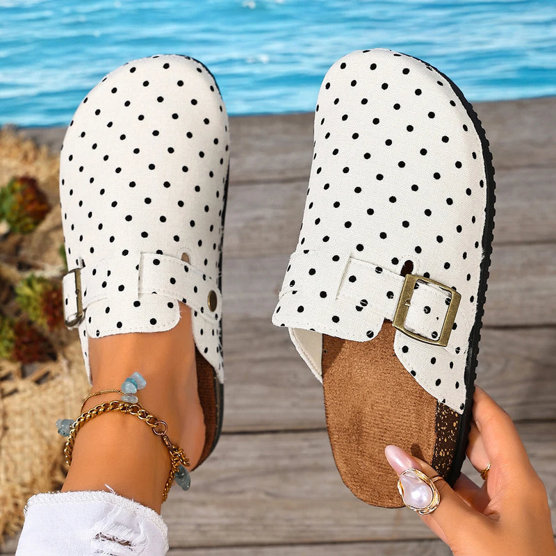 New Fashion Clogs Slippers for Women Classic Suede Mules Cork Footbed Leather Potato Shoes with Arch Support Beach Slides Women