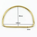 1-10Pcs D Ring Shape Metal Handles Replacement DIY Handbags Bags Purse for Making Women Bag Belt Hardware Accessories