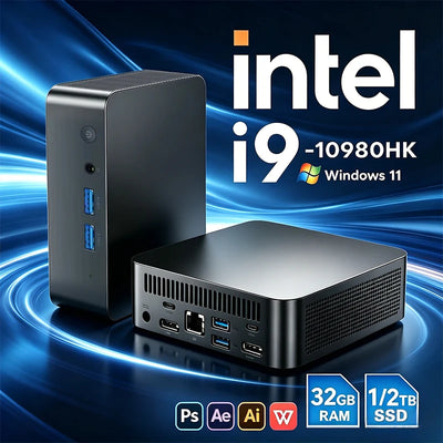 Mini PC Windows 11 Intel I9 10980HK N150 Desktop Gaming | SAMAG