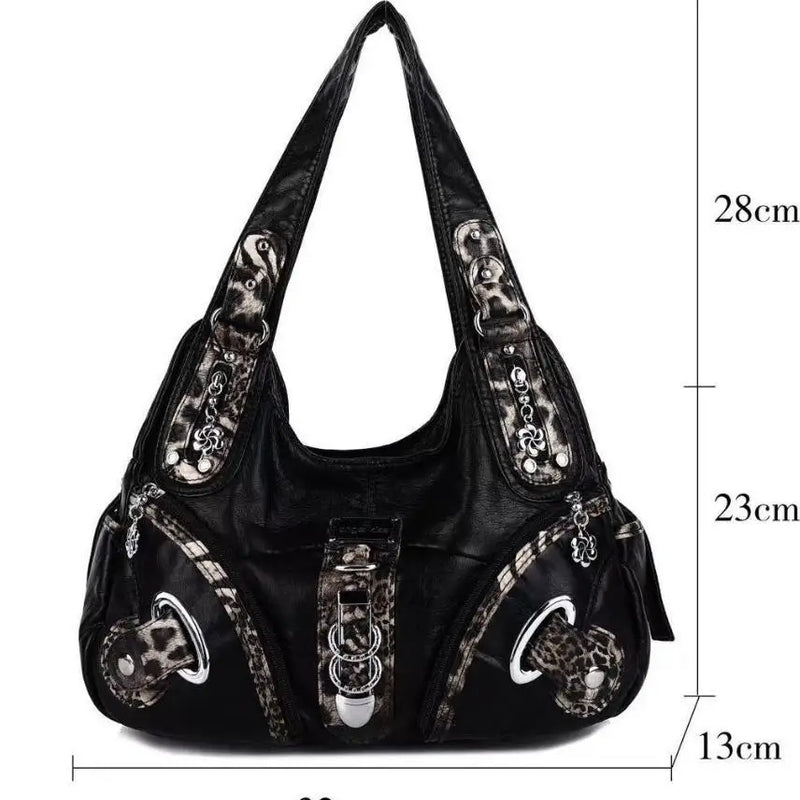 Angel Kiss Women Handbags Fashion Shoulder Bag Large Tote Top-handle Shopping Pack Multifunctional Satchel Lady Hobos Big Purse
