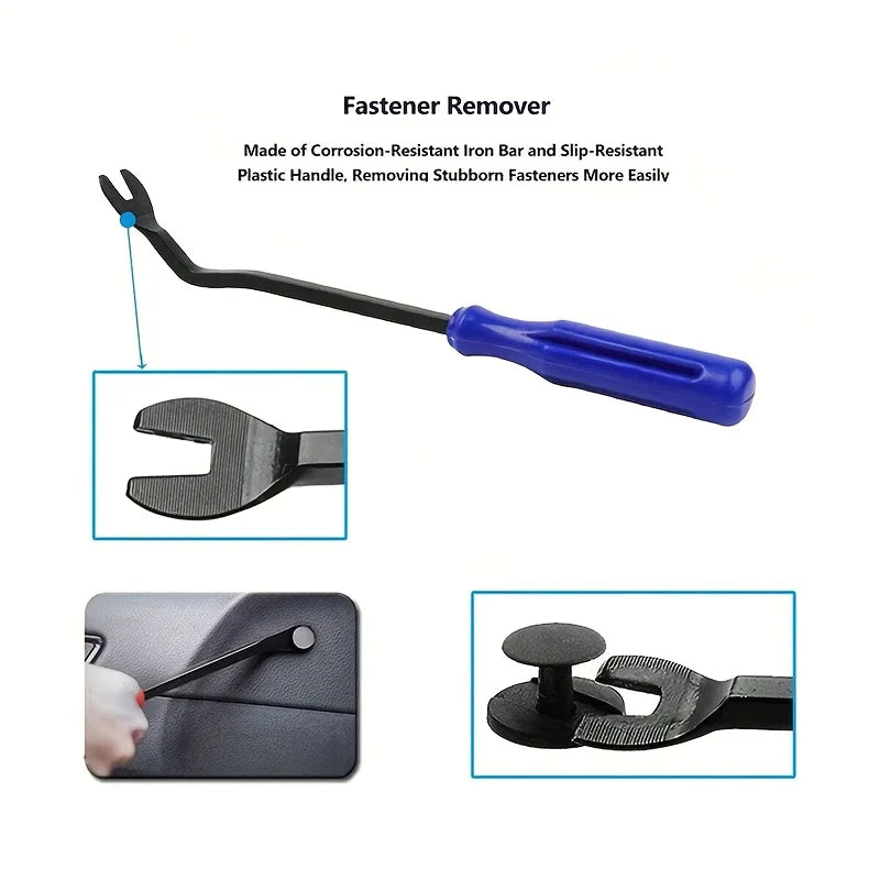 Car Disassembly Tool Car Trim Removal Tools Kit Door Panel Radio Stereo Dash Removal Tool Clip Pliers Fastener Remover Pry Tool