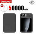 Lenovo 500000mAh CCC Wireless Power Bank Portable Magnetic Fast Charger For Magsafe Auxiliary Battery For Xiaomi iphone