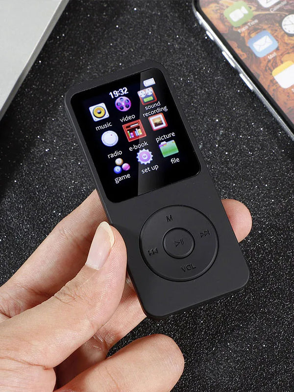 MP3 MP4 Player Bluetooth-Compatible5.0 Music Player 1.8in Color Screen   with E-book/FM Radio/Recording