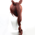 Anime Uma Musume Pretty Derby Tokai Teio Wig Brown ponytail cosplay wig Halloween party wig