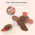 Eco - Friendly Plush Duck Dog Toy with Squeaker for Chewing and Teething - Interactive Pet Supplies Cat Dog Toys