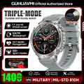 TANK Ultra 1400mAh Battery Military Smart Watch 10ATM Waterproof Heart Rate Tactical LED Flashlight Men - Visuel 12 | SAMAG