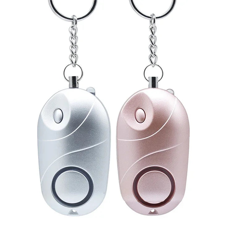 Personal Alarm Safe Sound Emergency Self-Defense Security Alarm   Women's Wolf Guard Keychain LED Flashlight For Women Girls Kid