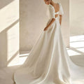 Luxury Wedding Dresses A Line Woman's Sexy Square Collar - View 2 | SAMAG