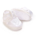 Newborn Baby's First Baptist Shoe: Newborn Boys and Girls' White Baptist Shoes Soft Sole Walking Shoes Multiple Styles-9CM/10CM