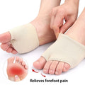 Silicone Metatarsal Foot Pads for Shoes Insert Forefoot Pads Man Woman Toe Socks for Standing Long Time Pain Relief Insoles