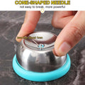 Stainless Steel Egg Piercer with Sturdy Base, Heavy Duty Tool for Hard Boiled Eggs, Non-Magnetic for All Kinds of Eggs